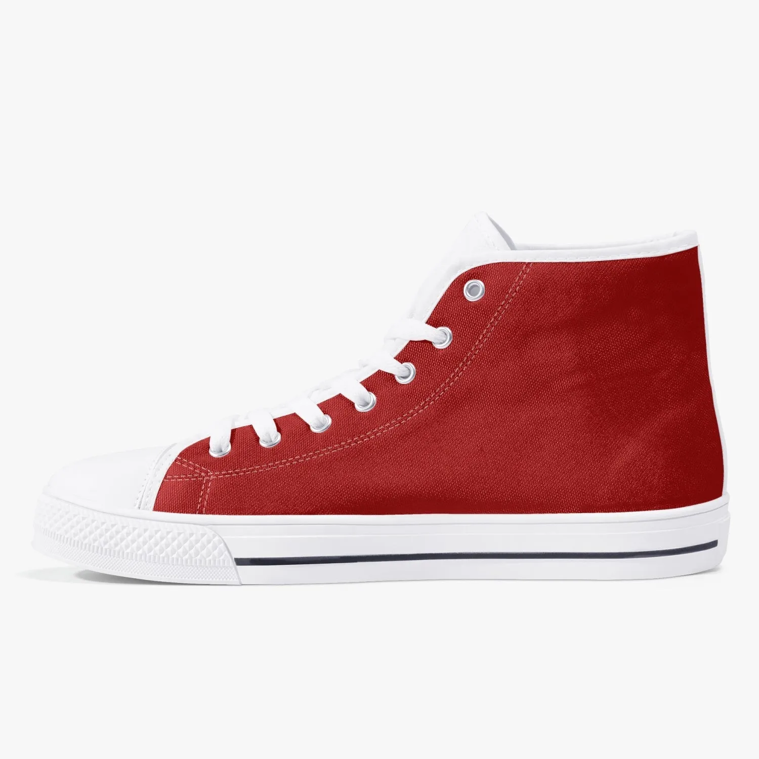 179. Classic High-Top Canvas Shoes - White/Black