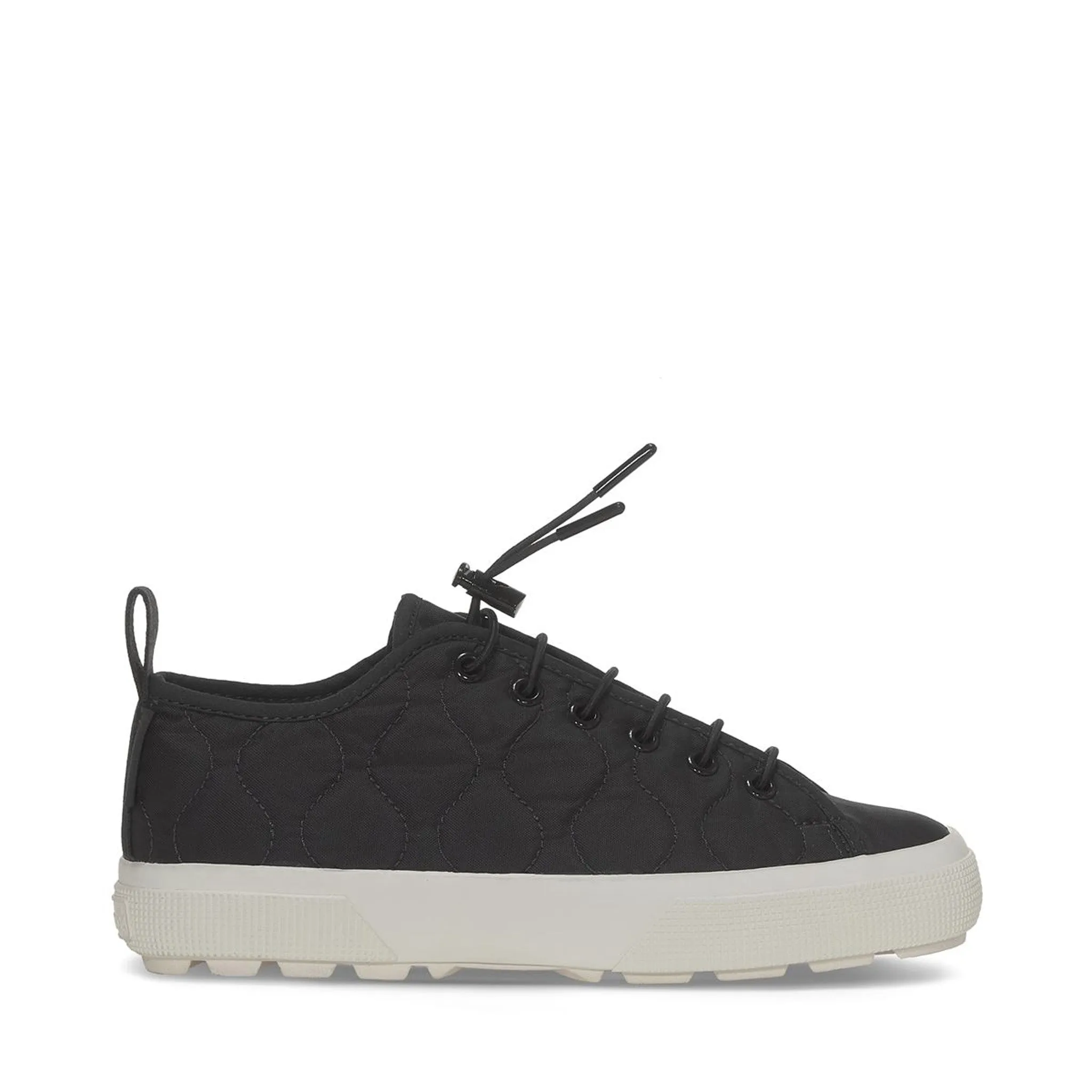 2625 Tank Quilted Nylon Sneakers - Black Bristol Avorio