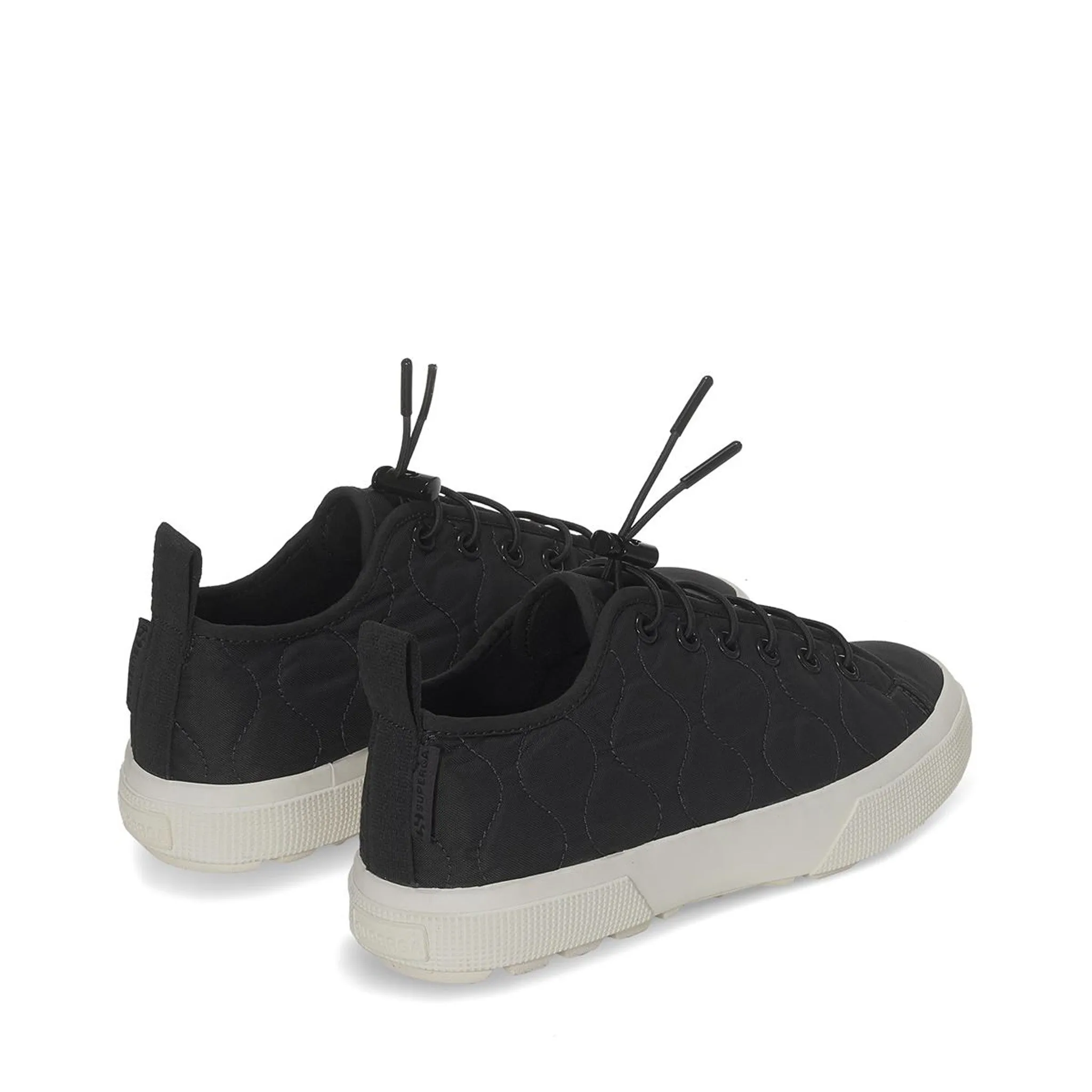 2625 Tank Quilted Nylon Sneakers - Black Bristol Avorio