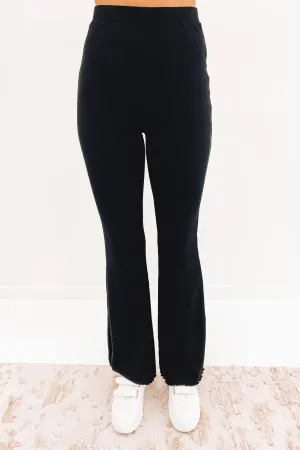 AAE Rib Flare Pant Black