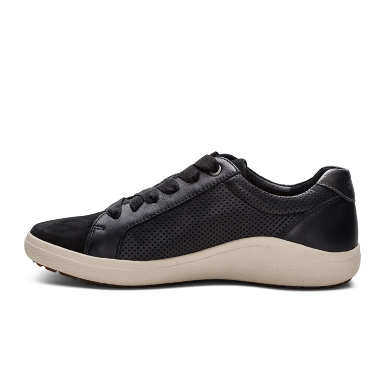 Aetrex Courtney Lace Up Sneaker (Women) - Black