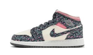 Air Jordan 1 Mid Floral Canvas