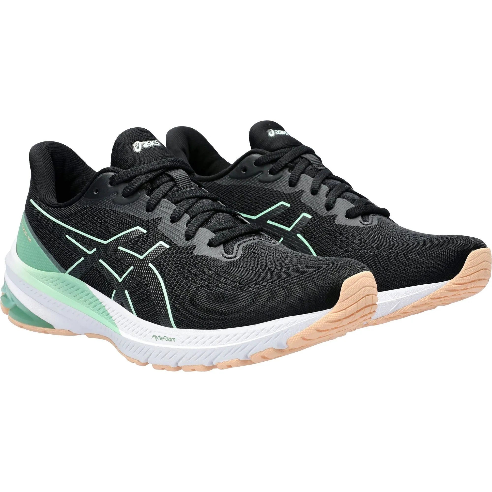 Asics GT 1000 12 Womens Running Shoes - Black