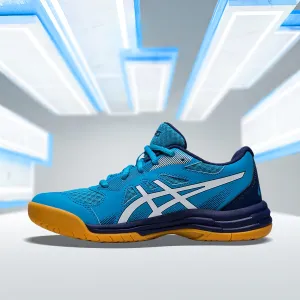 Asics Upcourt 5 (Island Blue/ White) Badminton Shoes