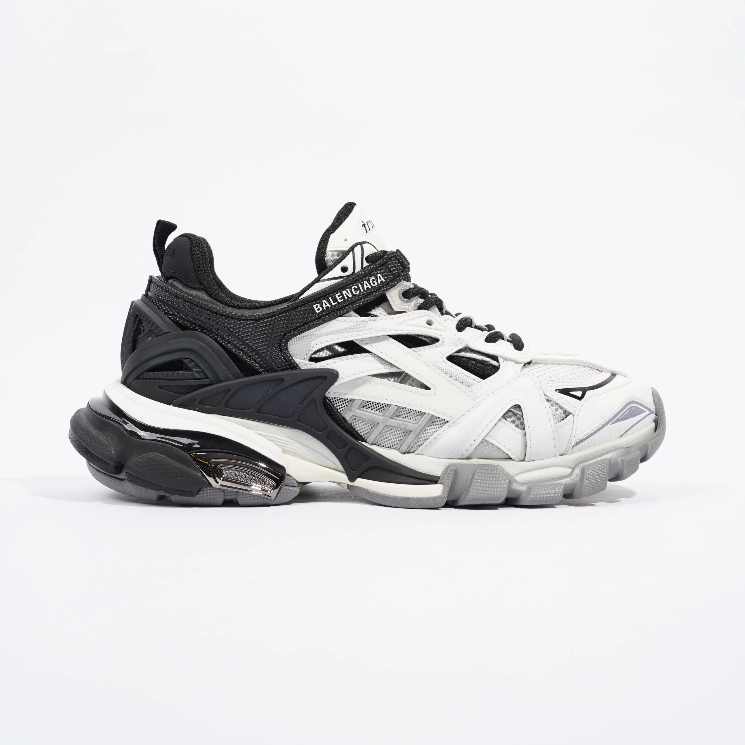 Balenciaga Track2 White / Black Canvas EU 38 UK 5