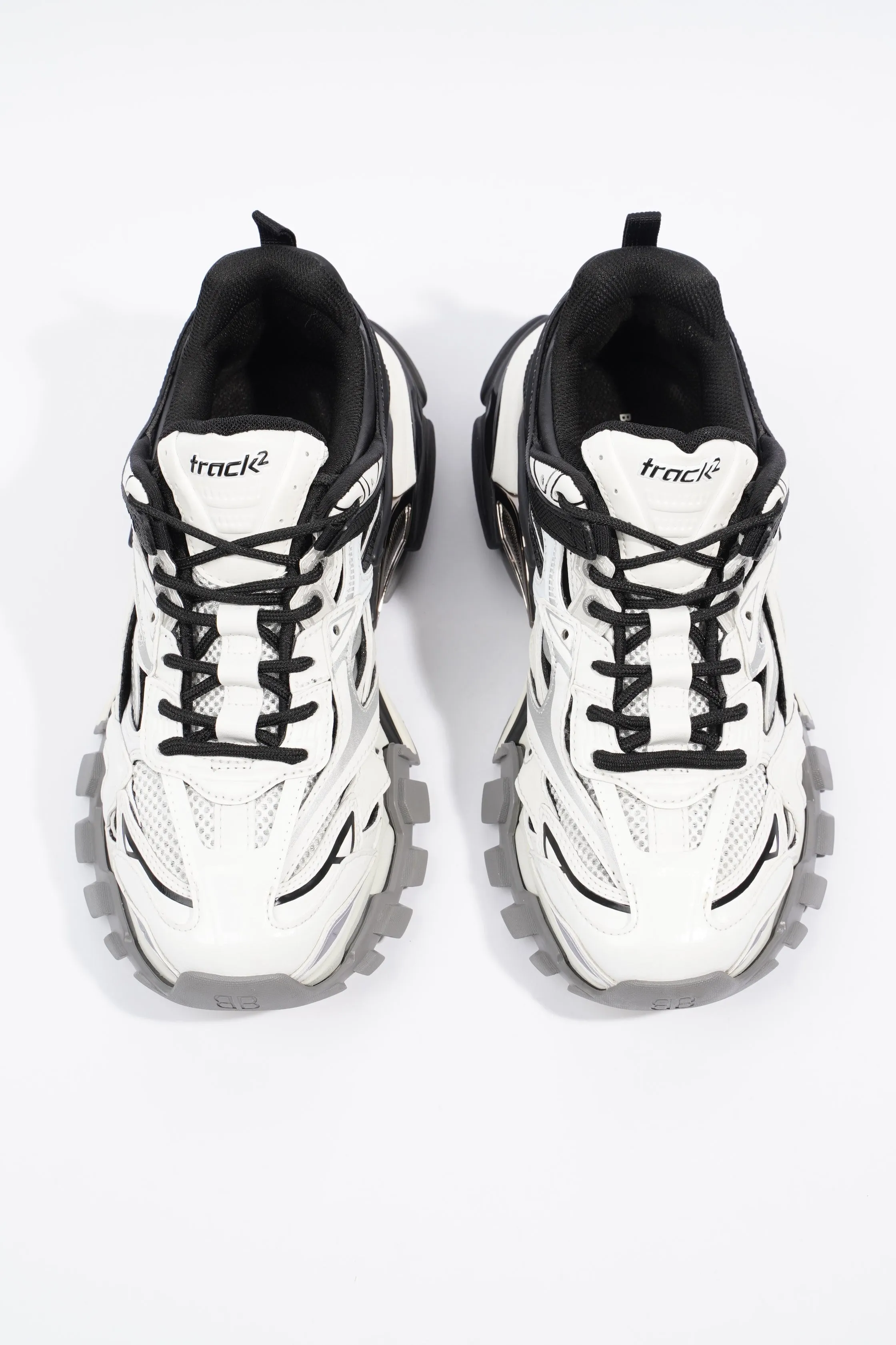 Balenciaga Track2 White / Black Canvas EU 38 UK 5