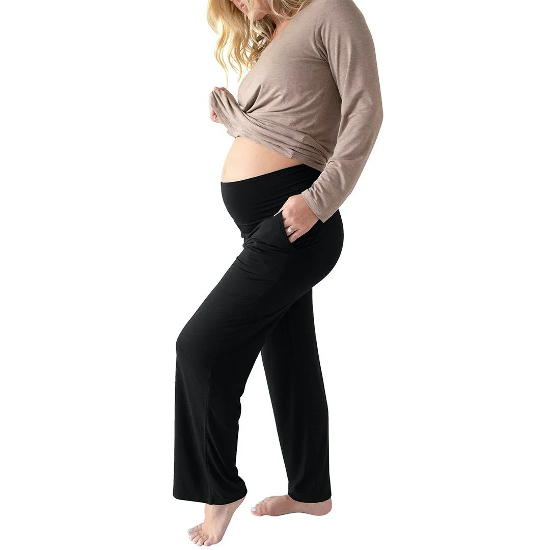 Bamboo Maternity & Postpartum Lounge Pant | Black