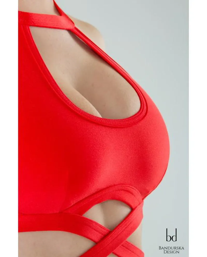 Bandurska Poppy Top - Red