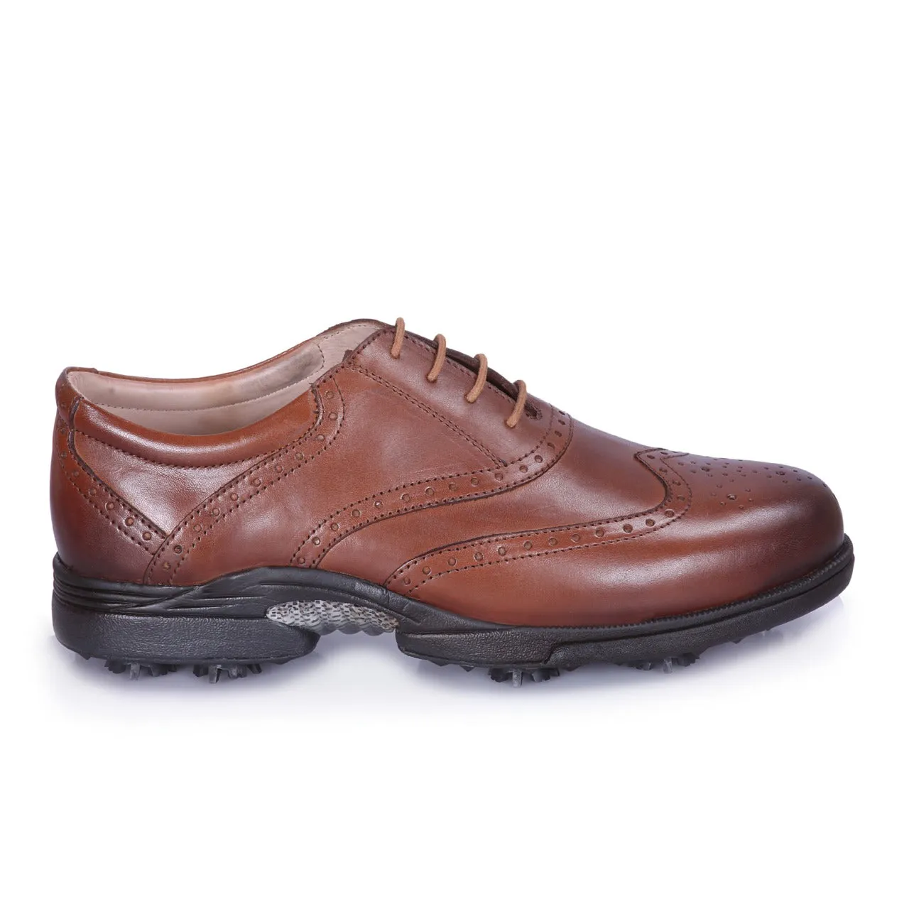 Brooks Full Tan Golf Shoes