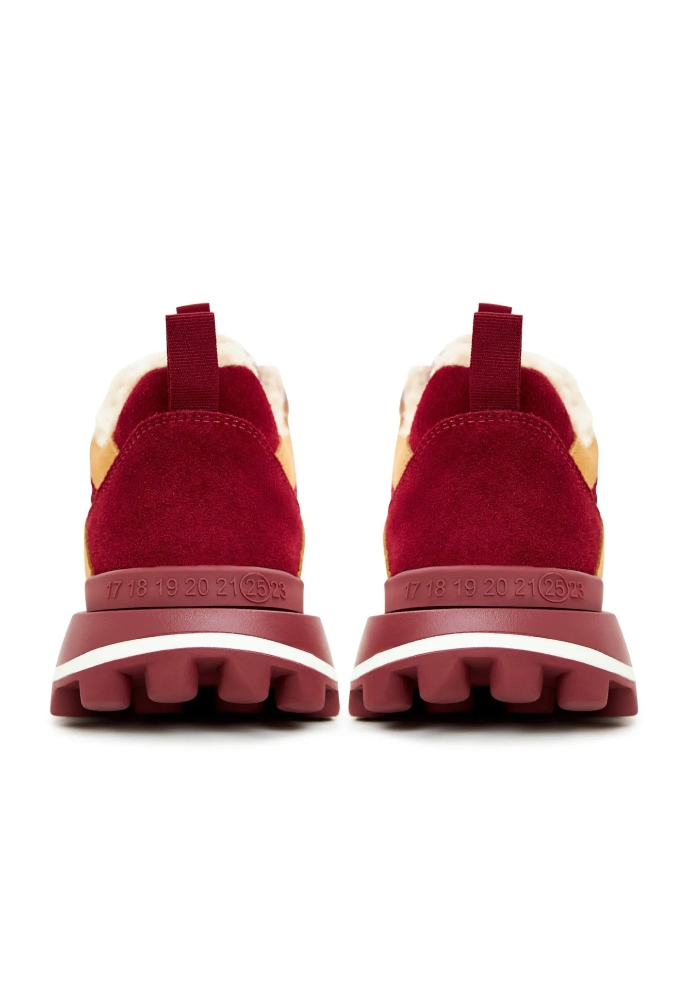 Chunky Platform Sneakers - Bordeaux