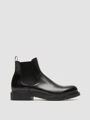 ENGINEER 006 - Black Leather Chelsea Boots