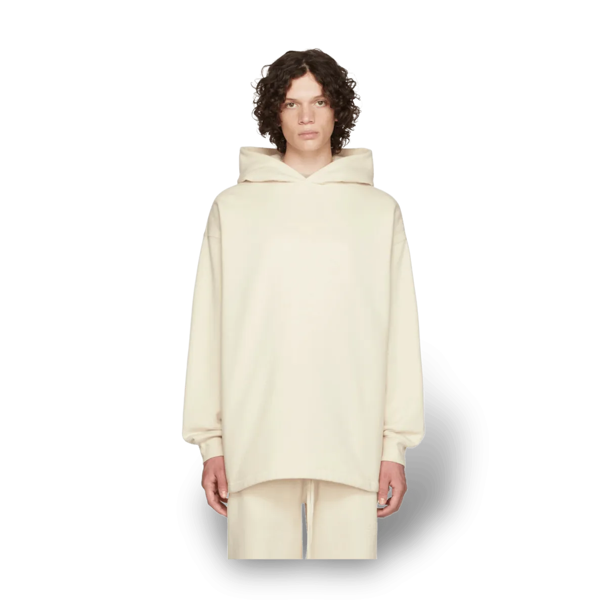 Essentials Fear of God  Cream Hoodie Relaxed Fit