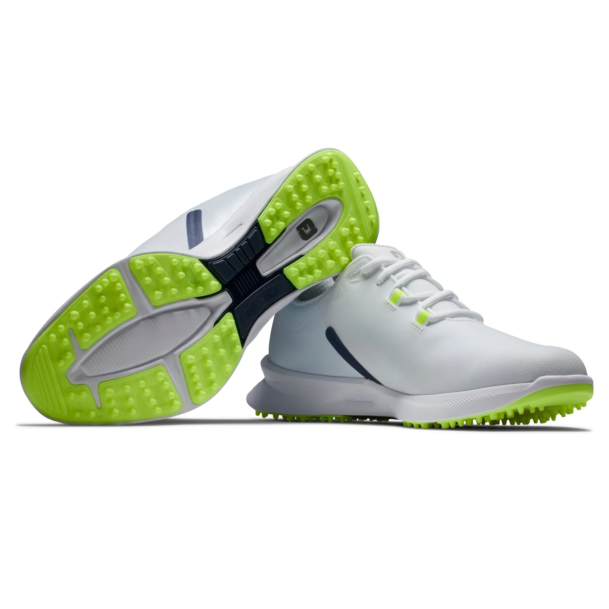 FootJoy Fuel Men's Golf Shoes 55453 - White/Navy/Green (Previous Season Style)