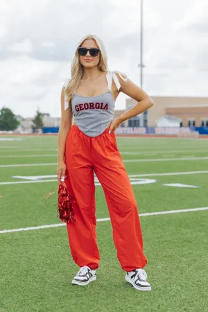 Game On Red Parachute Pants - FINAL SALE