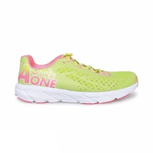 Hoka One One Tracer Bright Green / Neon Pink Running Shoes