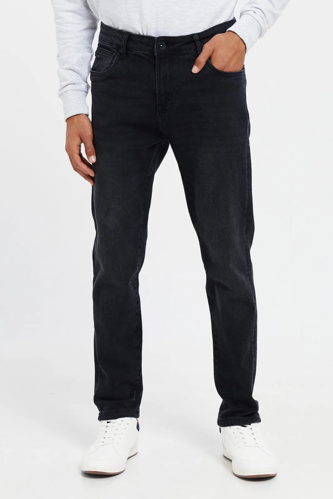 Men Black Denim Jeans