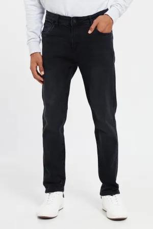 Men Black Denim Jeans