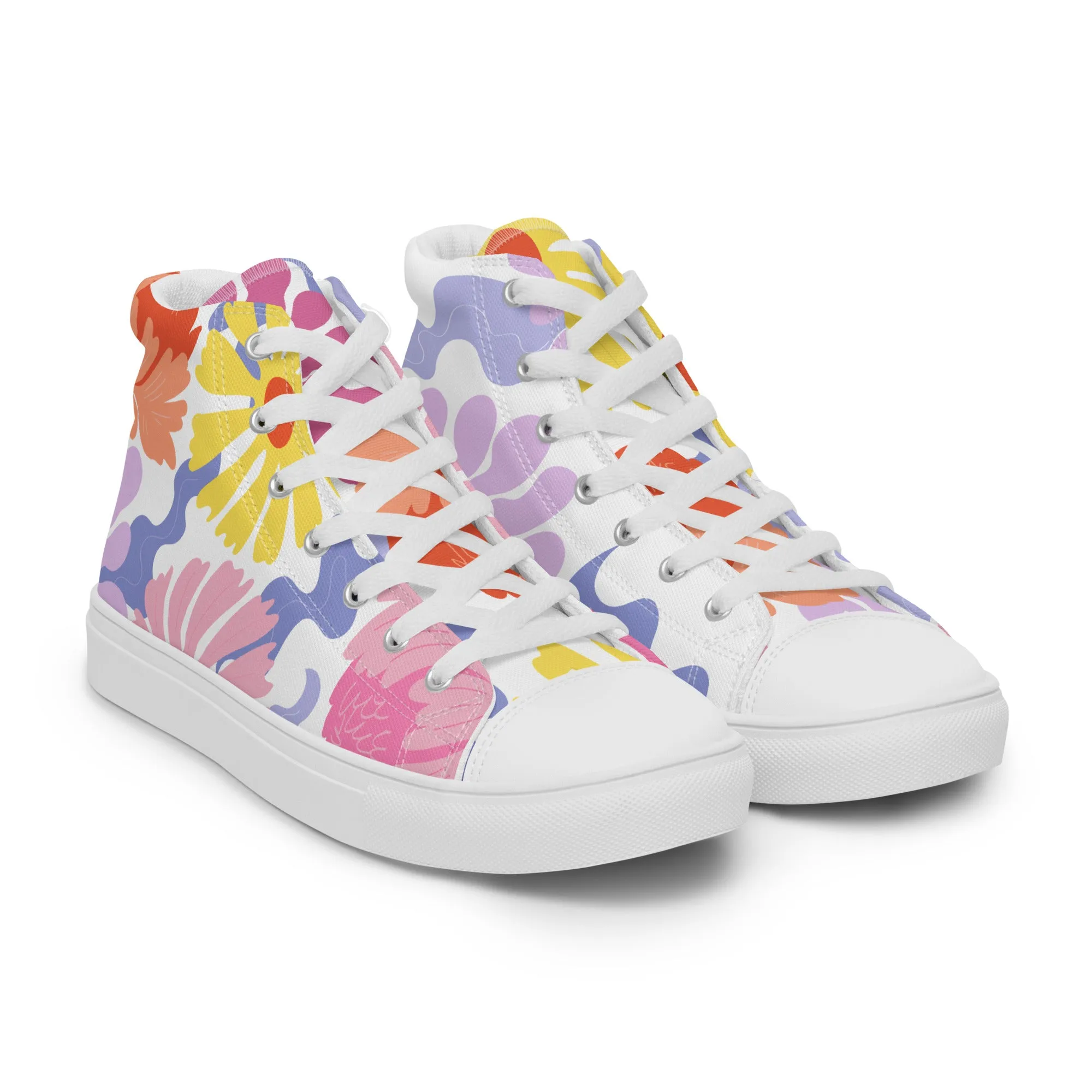 Nightbirde Floral Men’s High Tops