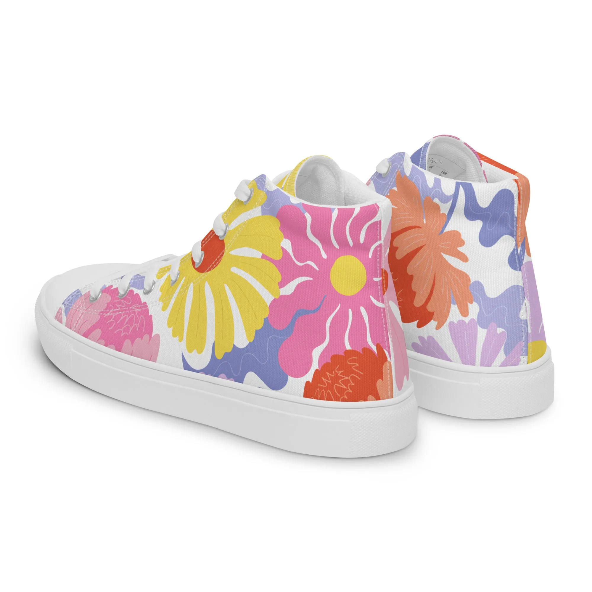 Nightbirde Floral Men’s High Tops