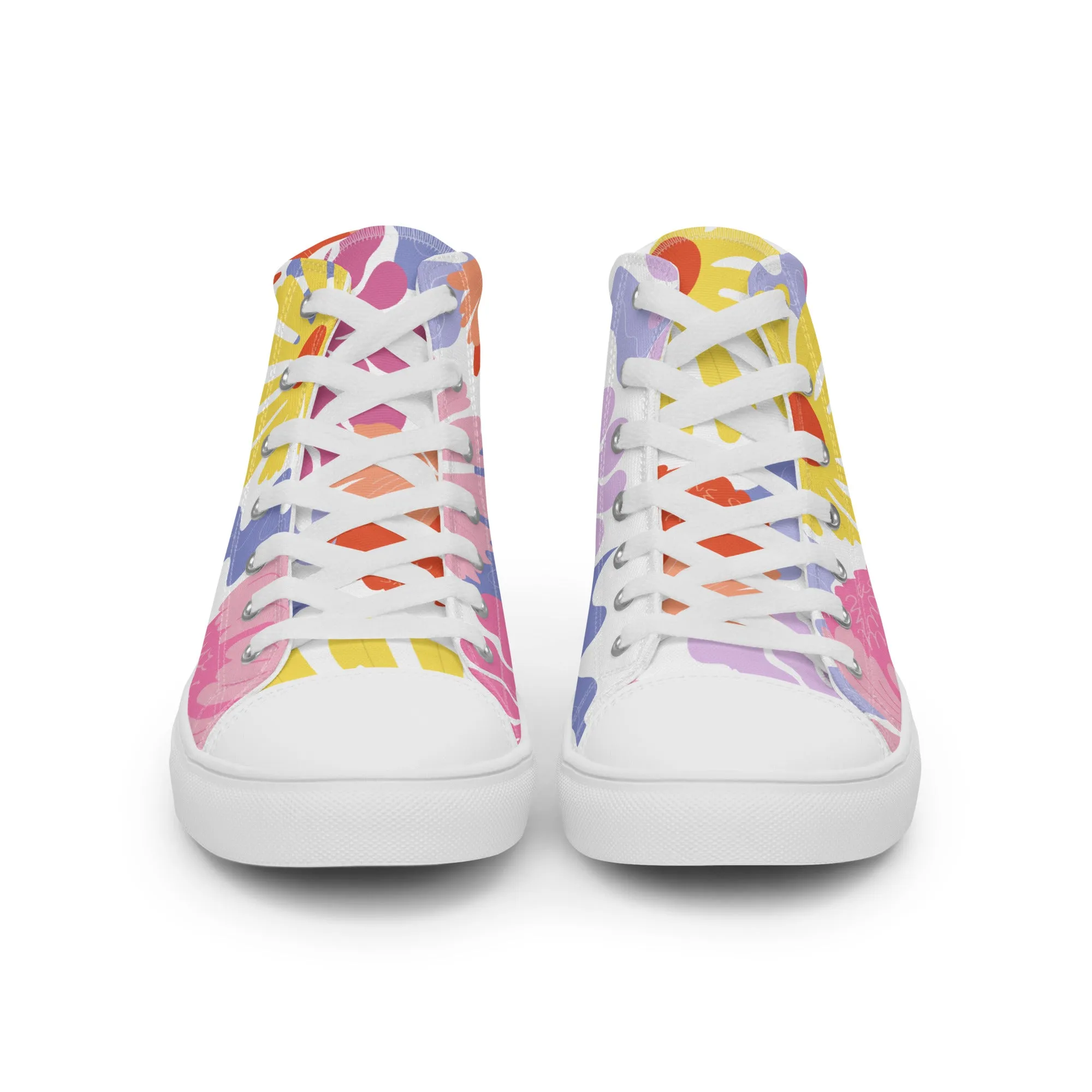 Nightbirde Floral Men’s High Tops