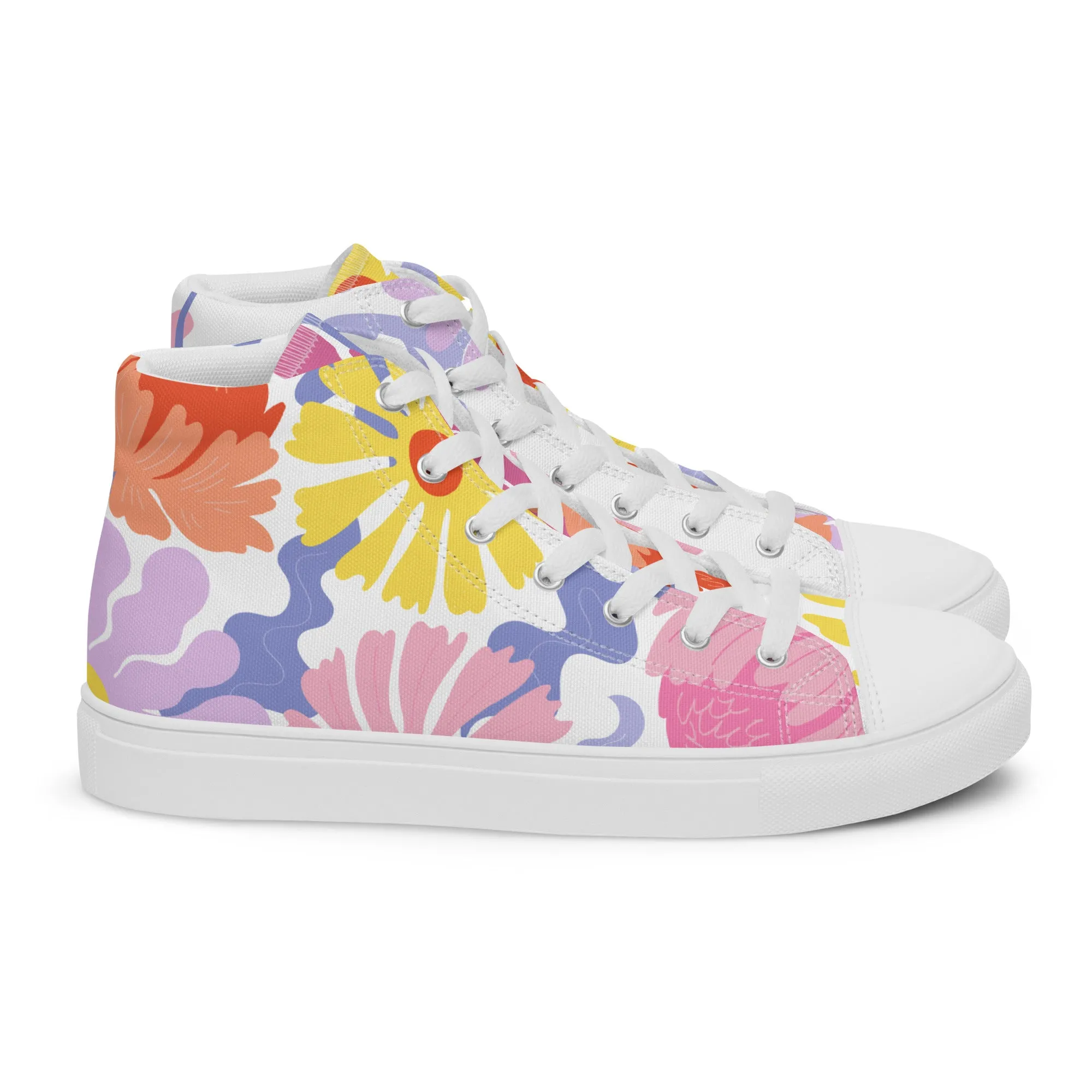 Nightbirde Floral Men’s High Tops