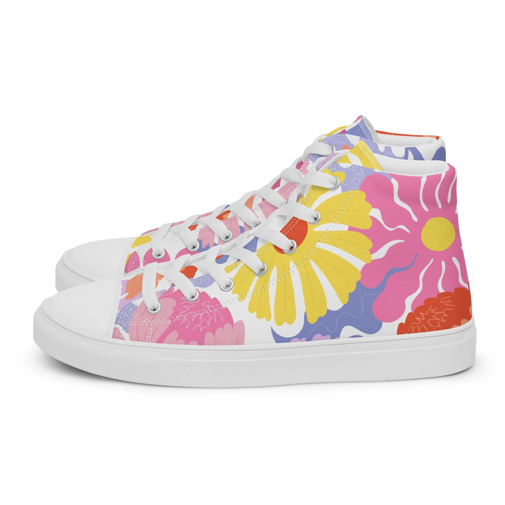 Nightbirde Floral Womens High Tops