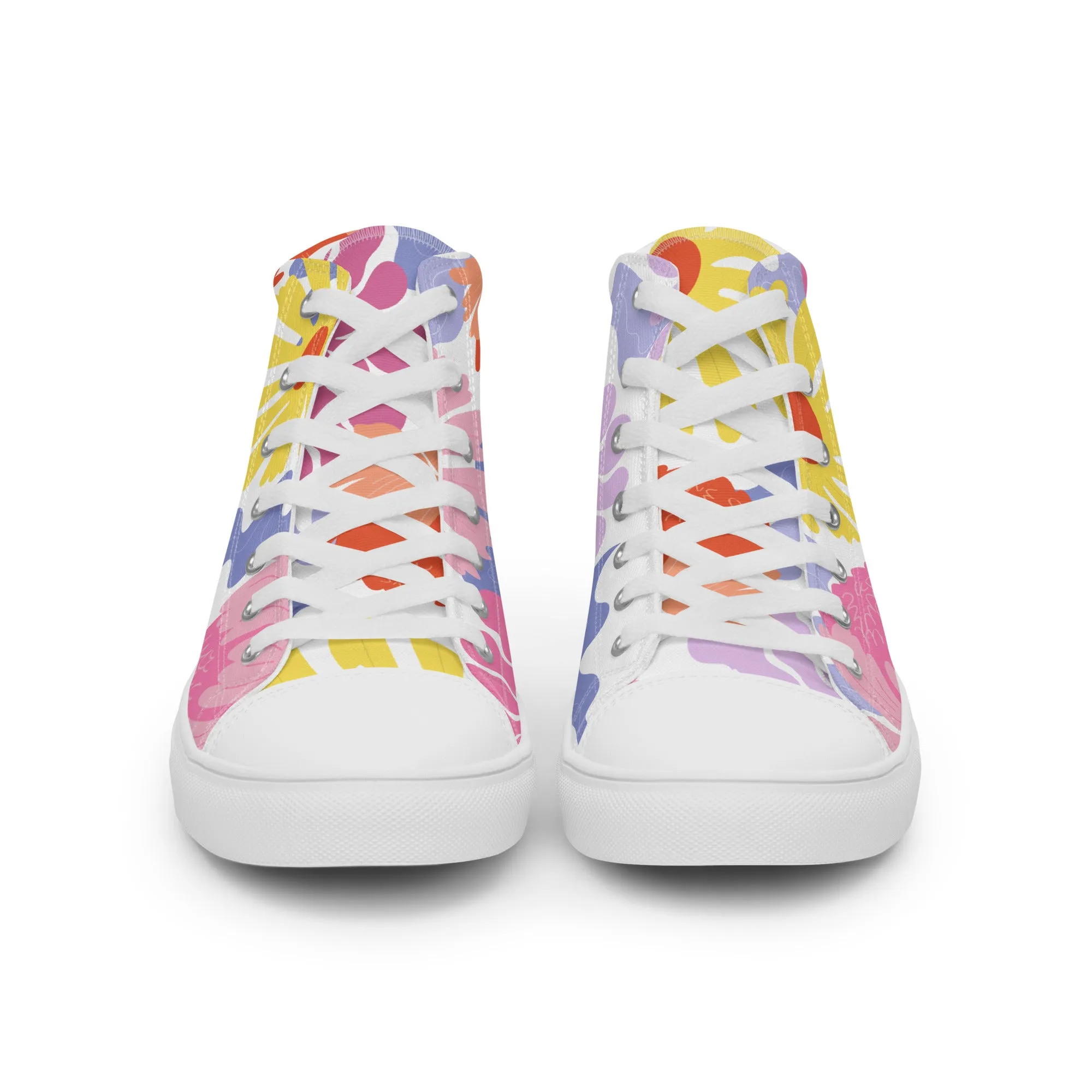 Nightbirde Floral Womens High Tops