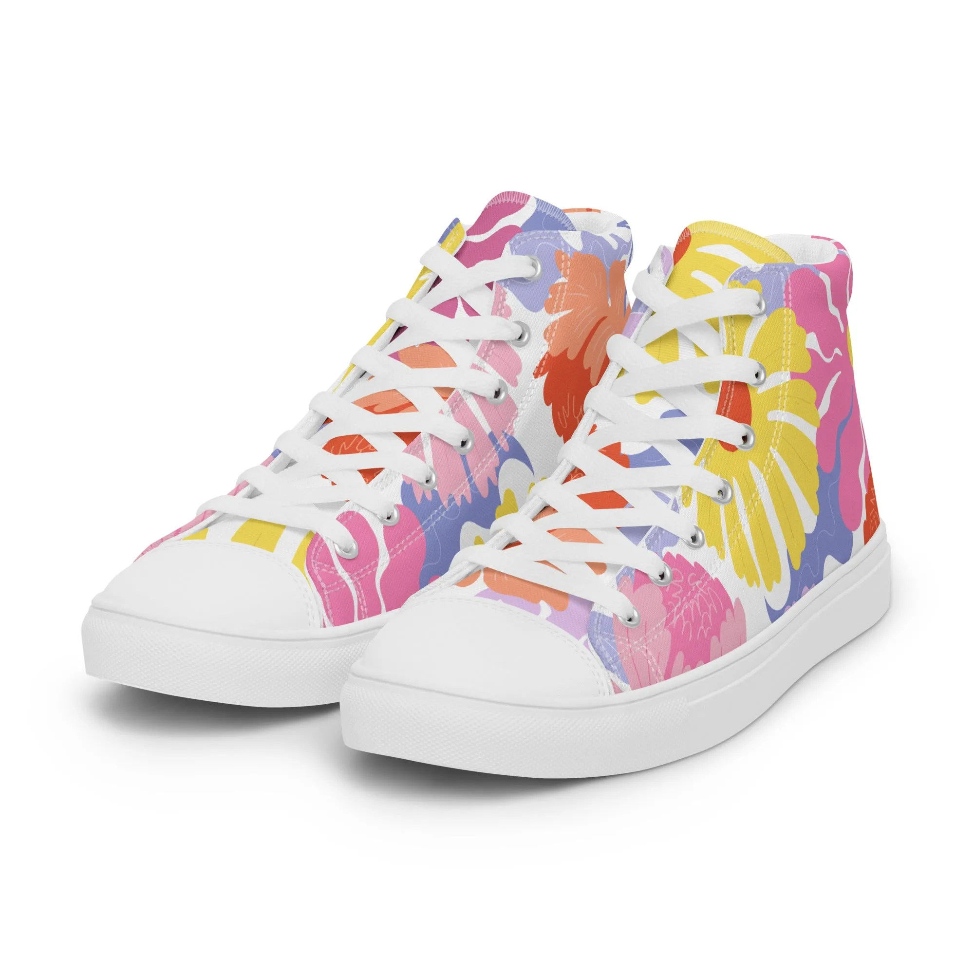 Nightbirde Floral Womens High Tops