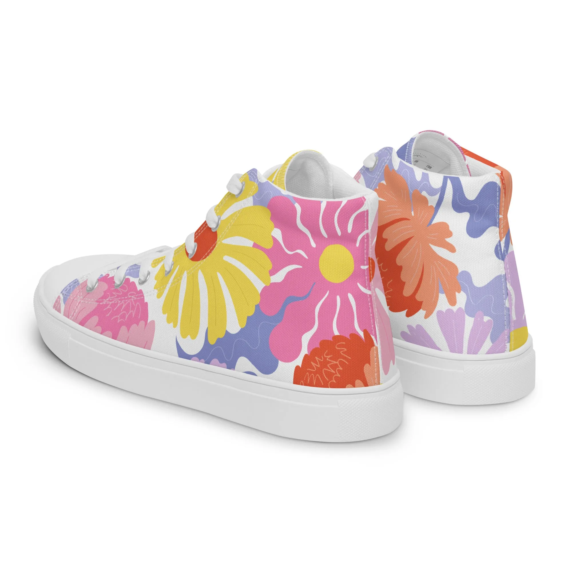 Nightbirde Floral Womens High Tops