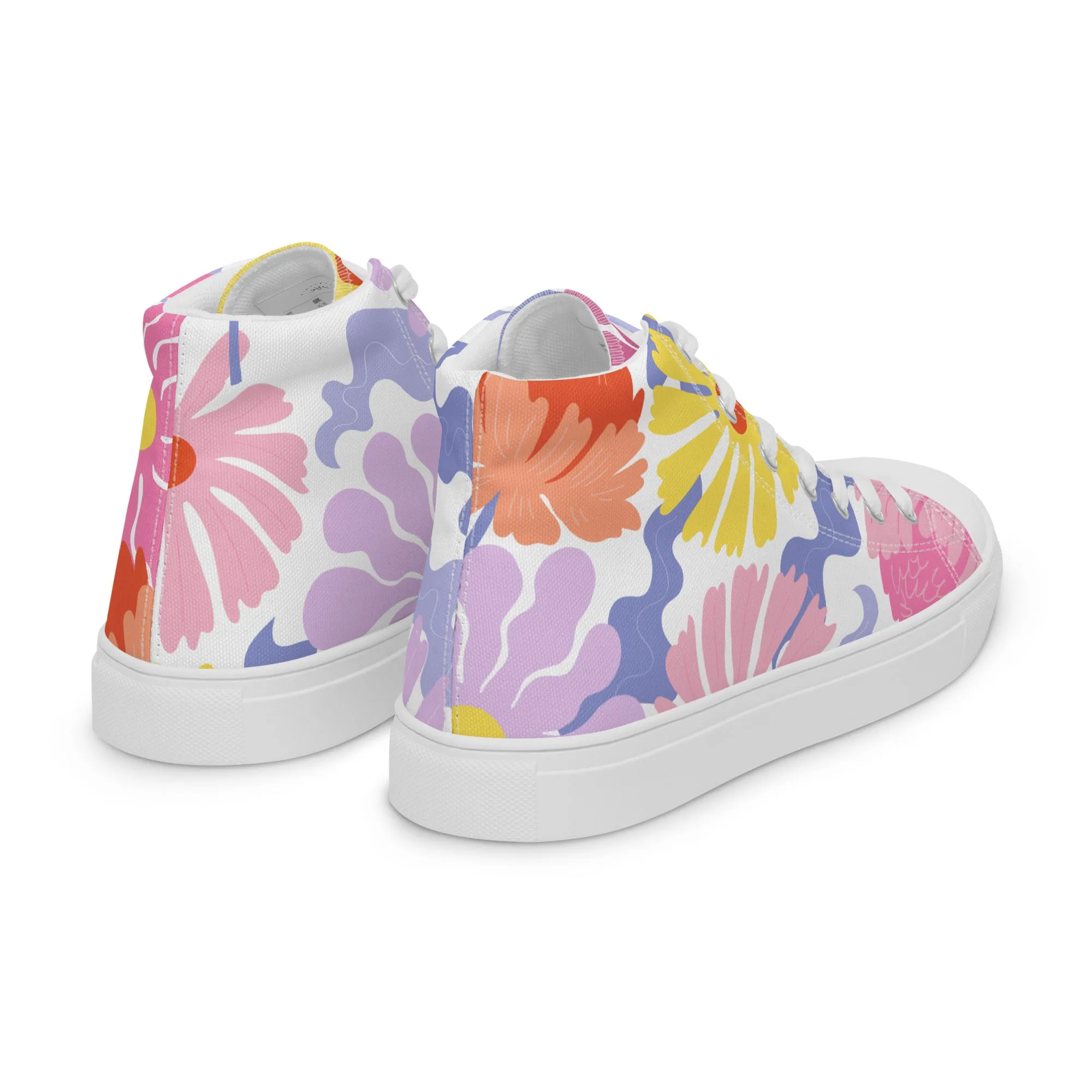 Nightbirde Floral Womens High Tops