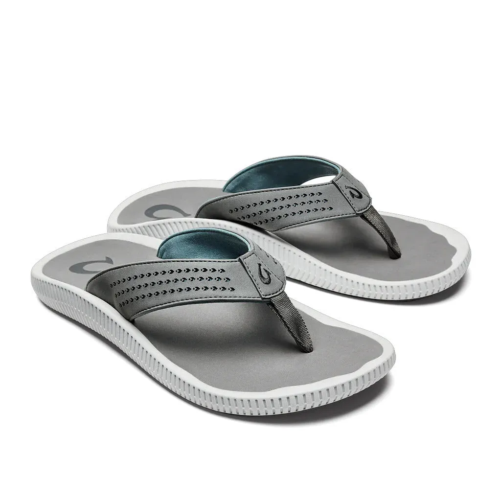 OLUKAI ULELE FLIP FLOP STONE STONE - MENS