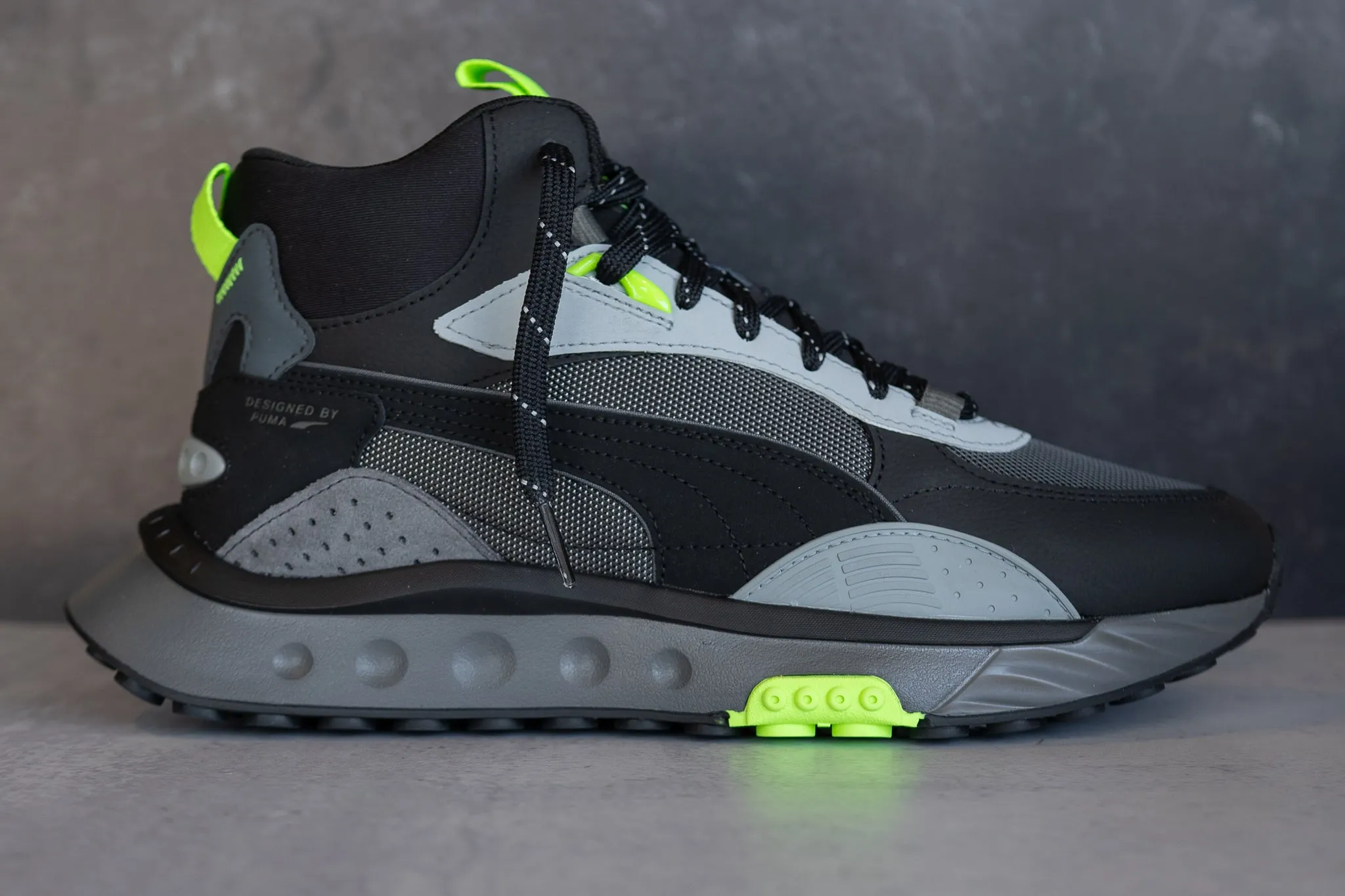 Puma Wild Rider Mid WS (Puma Black/Volt)