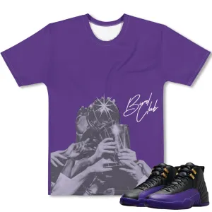 RETRO 12 FIELD PURPLE "Champs" SHIRT