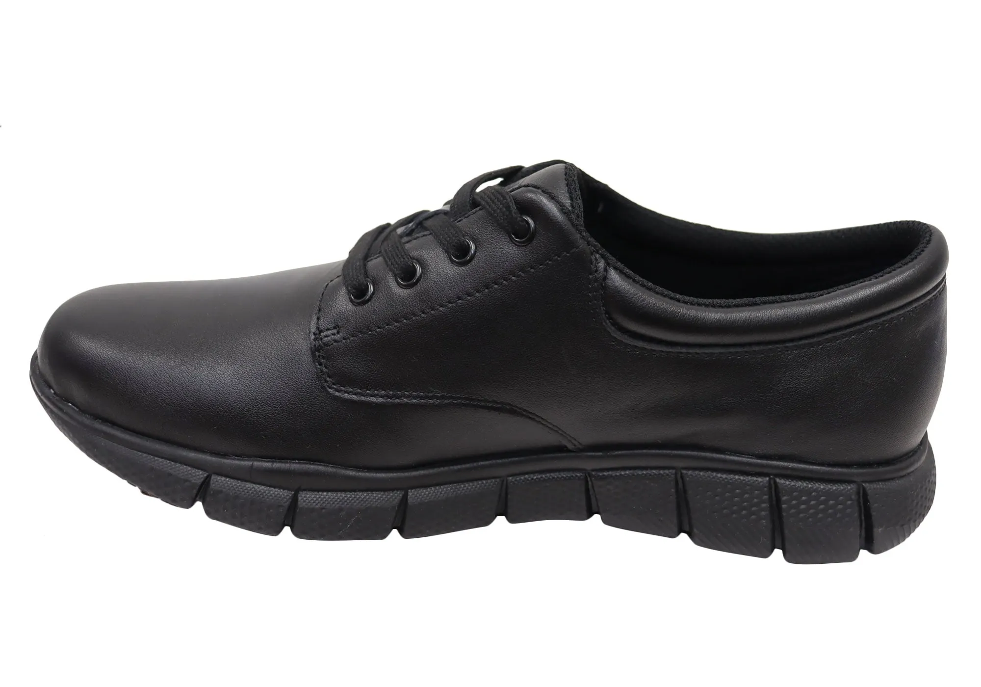 Scholl Orthaheel Joseph Mens Comfortable Supportive Leather Shoes