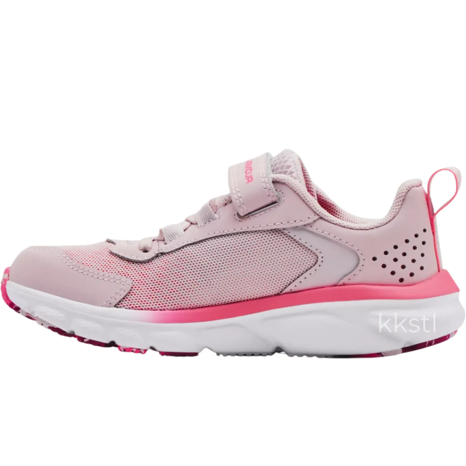 Under Armour Cool Pink/White/Rosewood Assert 9 Children’s Sneaker