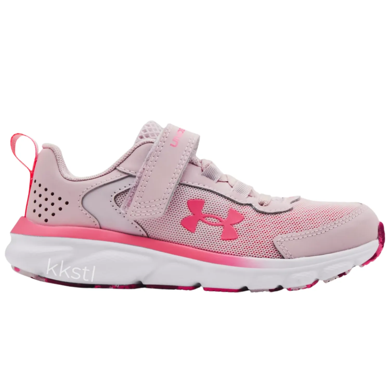 Under Armour Cool Pink/White/Rosewood Assert 9 Children’s Sneaker