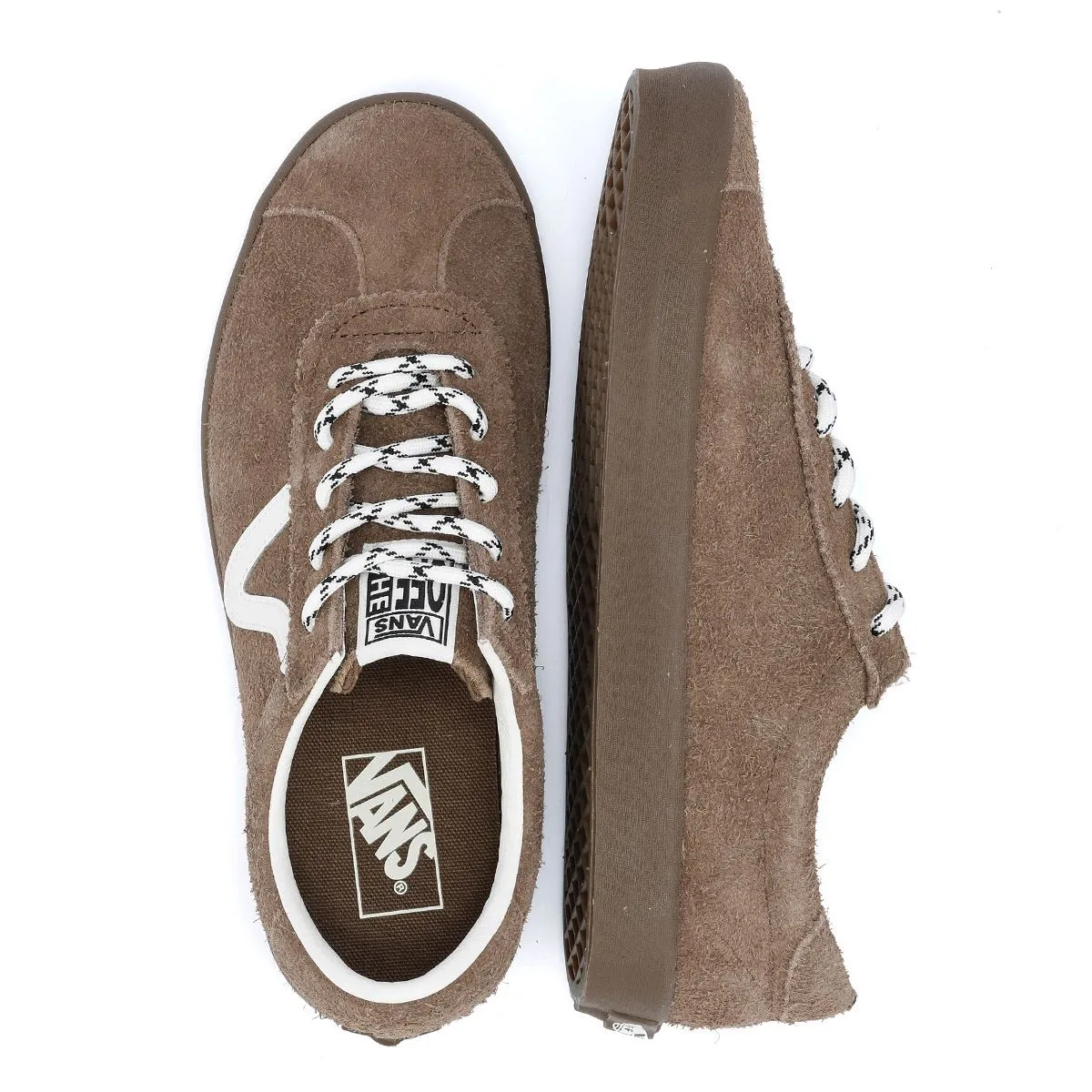 Vans Sport Low Hairy Suede Teak Trainers