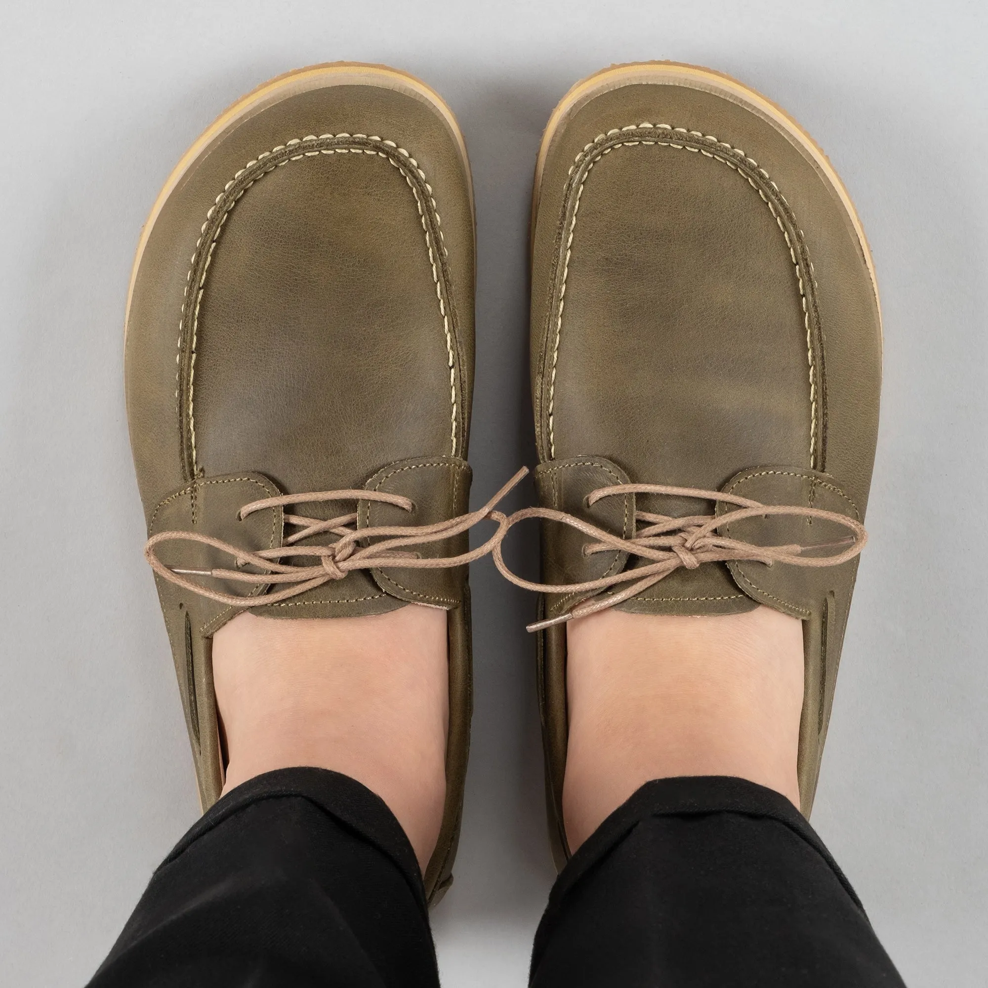 Women's Green Boat Shoes