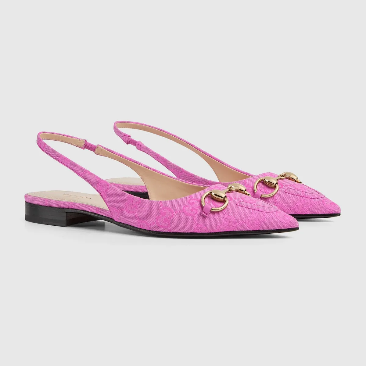 Women's Horsebit slingback flat