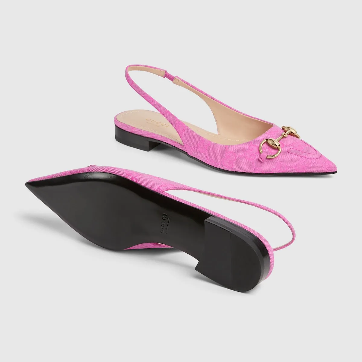 Women's Horsebit slingback flat