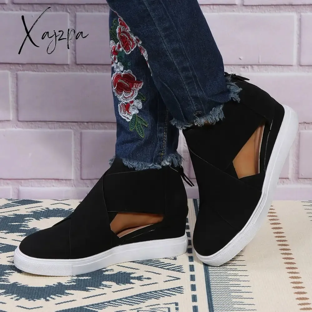 Xajzpa - Women Fashion Stylish Wedge Sneakers